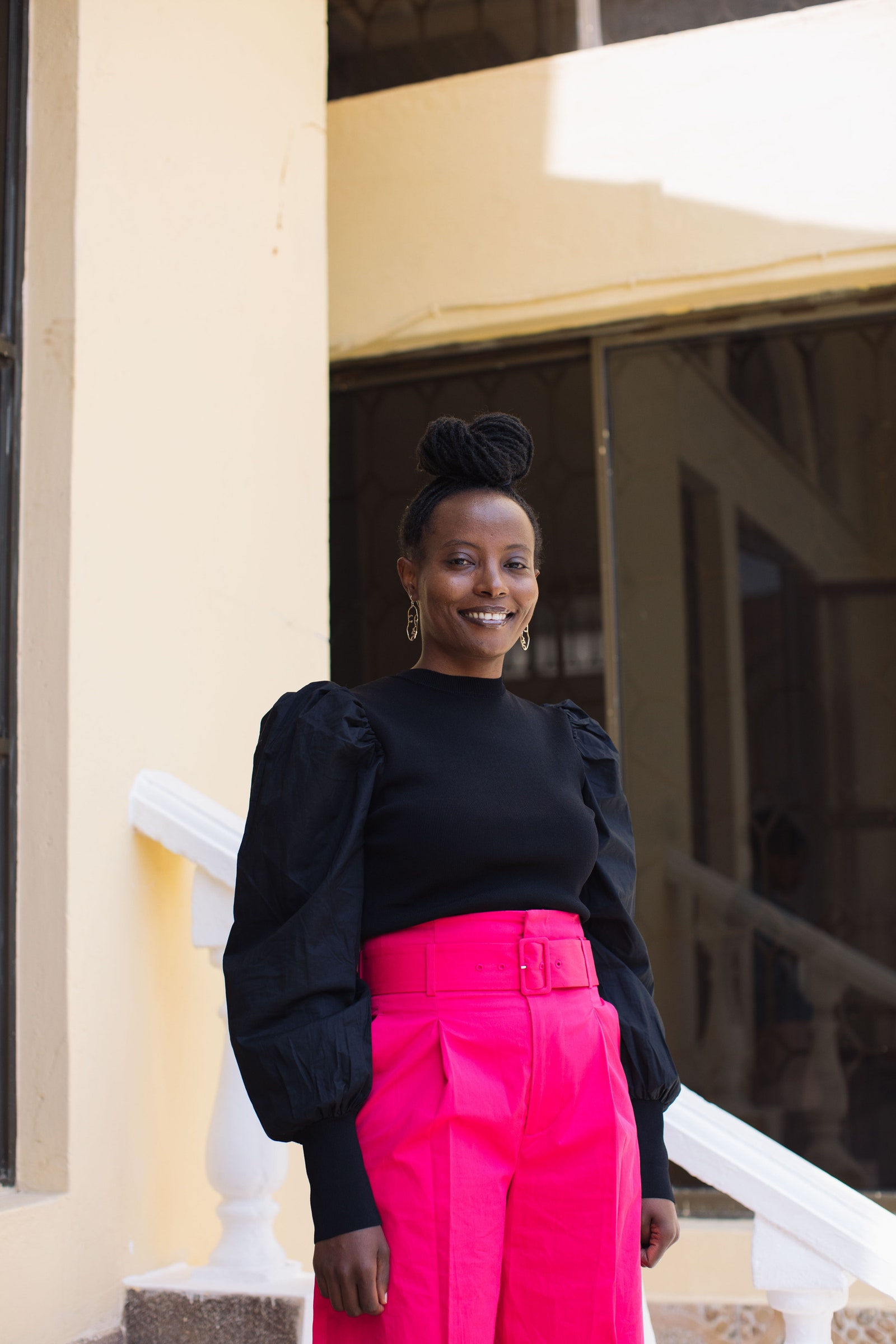 Image may contain Clothing Apparel Human Person Sleeve Skirt and Long Sleeve