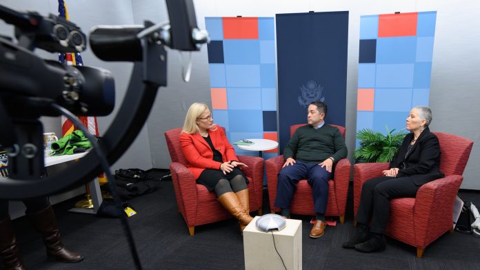 The Bureau of Human Resources will host the third episode of its new informal morning talk show style webinar series, Let’s Talk Talent. The beginning of a new year is a great time for employees to review career milestones and set new professional growth and development goals. This episode will focus on professional development for both civil service and Foreign Service employees and will discuss resources, opportunities, and ways to navigate challenges related to professional development. Guests from the Office of Civil Service Human Resource Management, and the Office of Career Development and Assignments will discuss professional development and answer participants’ questions in real time. Join the live webinar online, Feb. 13 at 8:00AM ET. (Accessible via OpenNet and internet, but not via GO.) Photo by Luis A. Jimenez