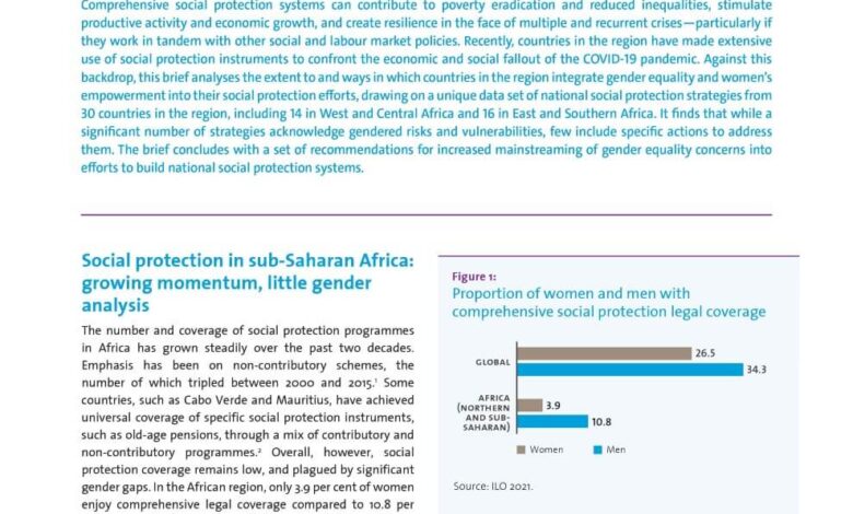 Policy brief Gender equality at the centre of social protection strategies in sub Saharan Africa en.jpg