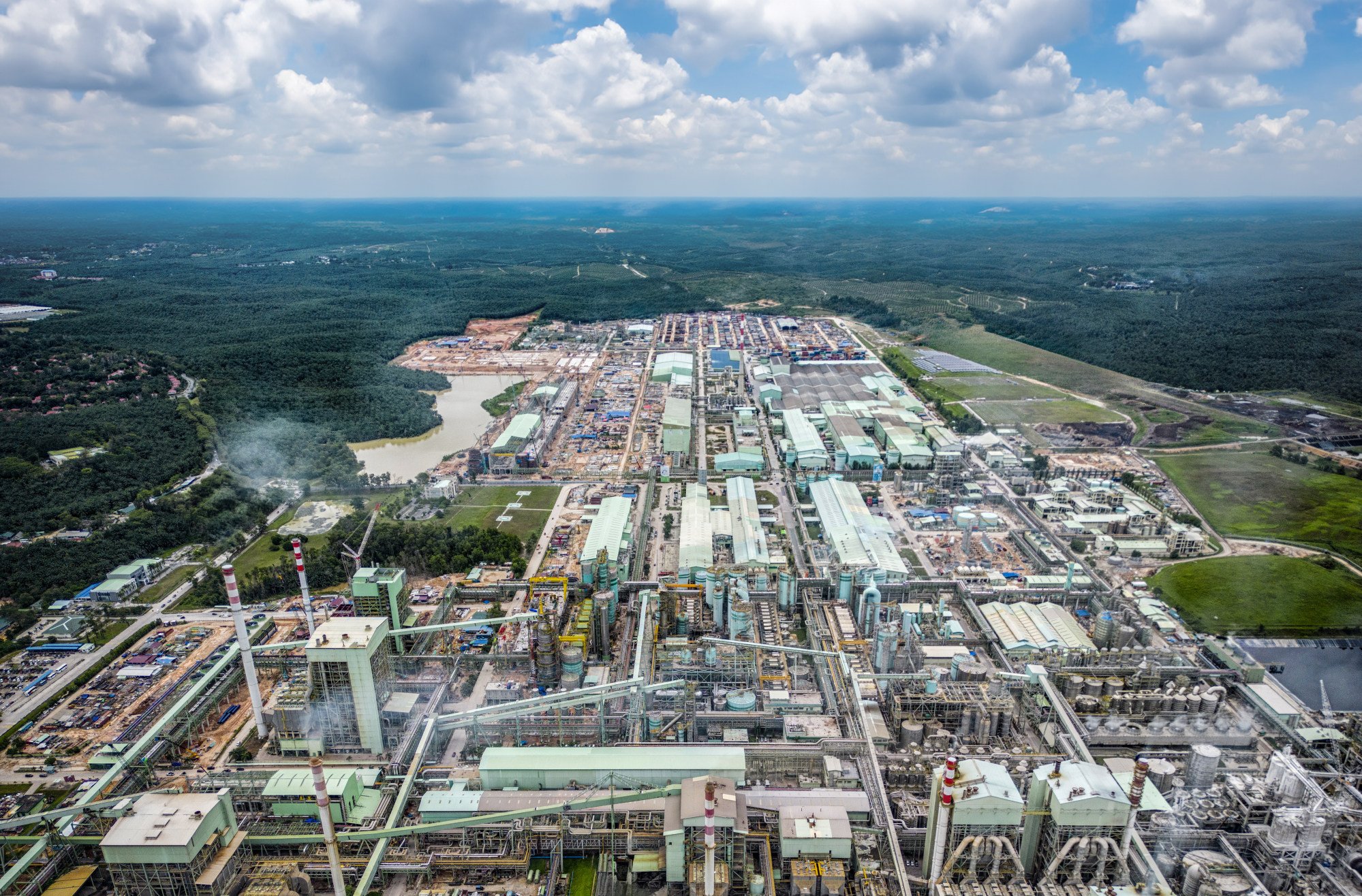 APRIL, a pulp and paper manufacturing company, located in Riau province on the island of Sumatra, in Indonesia.