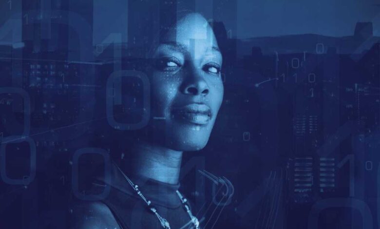 diversity in it black woman with binary background and cityscape overlay by marilyn nieves getty images orig .jpg