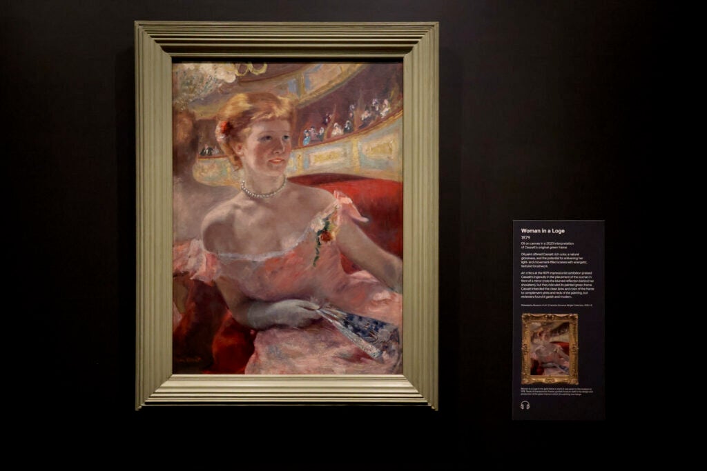 ''Woman in a Loge'' artwork