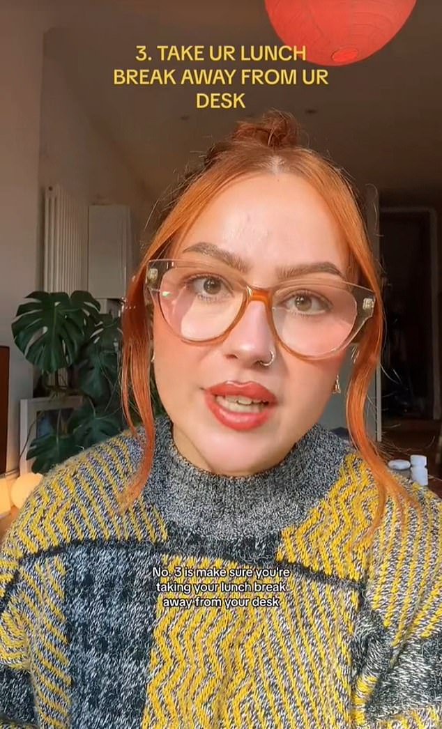 She told viewers 'If you're working 40 plus hours a week or working full time then in my opinion, there is no such thing as a work life balance'