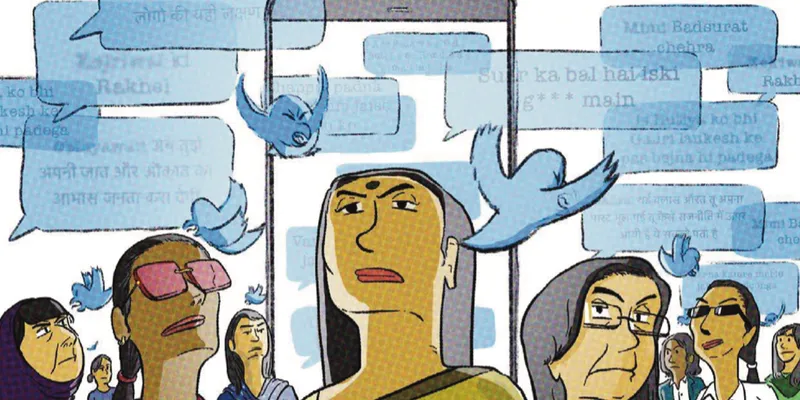 twitter online abuse female Indian politicians
