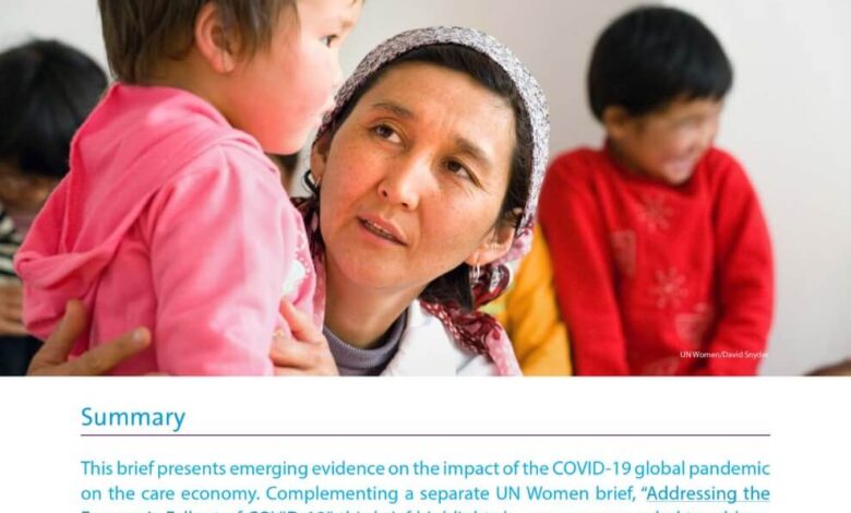 Policy brief COVID and the care economy en.jpg